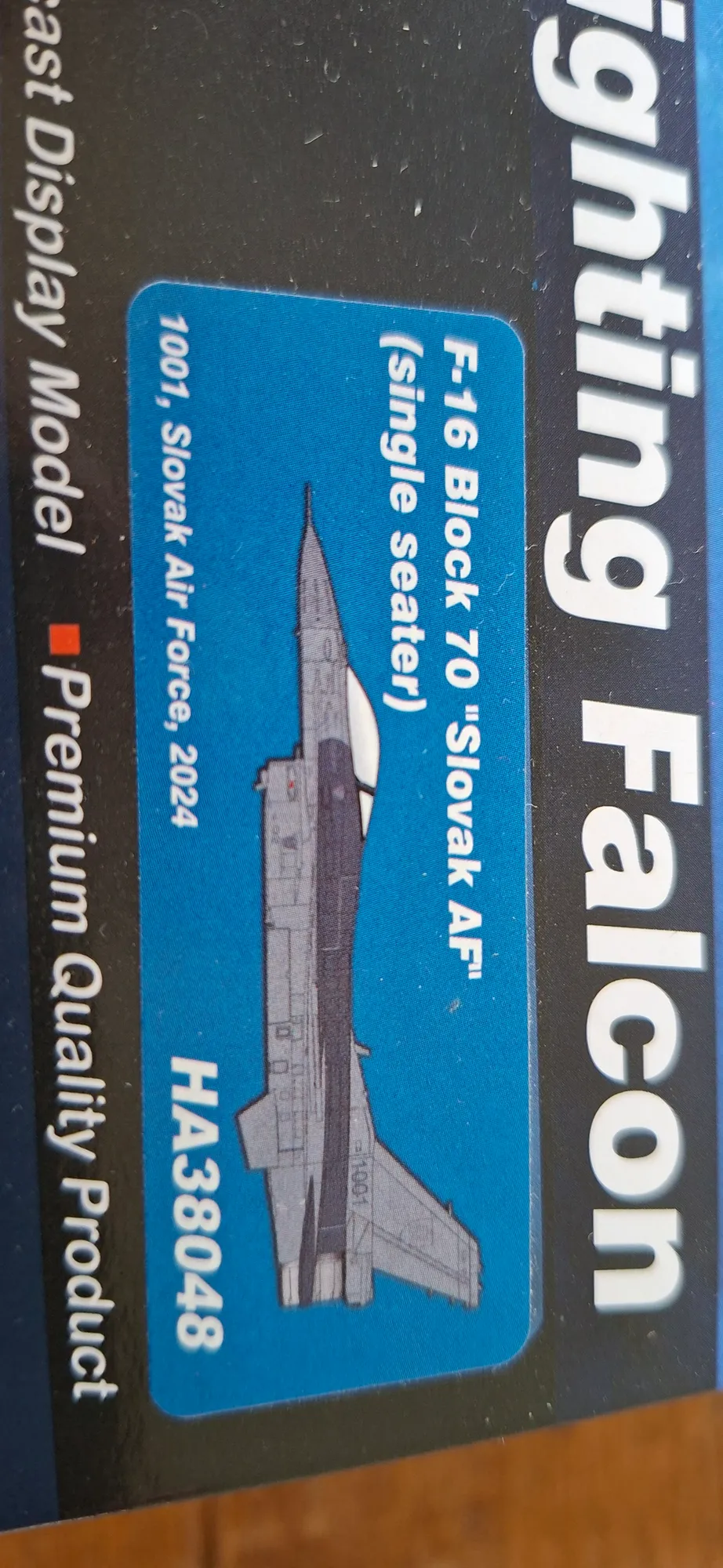 Hobby Master 1:72 Lockheed F-16V Fighting Falcon Diecast Slovak Air Force HA38048, photo 1