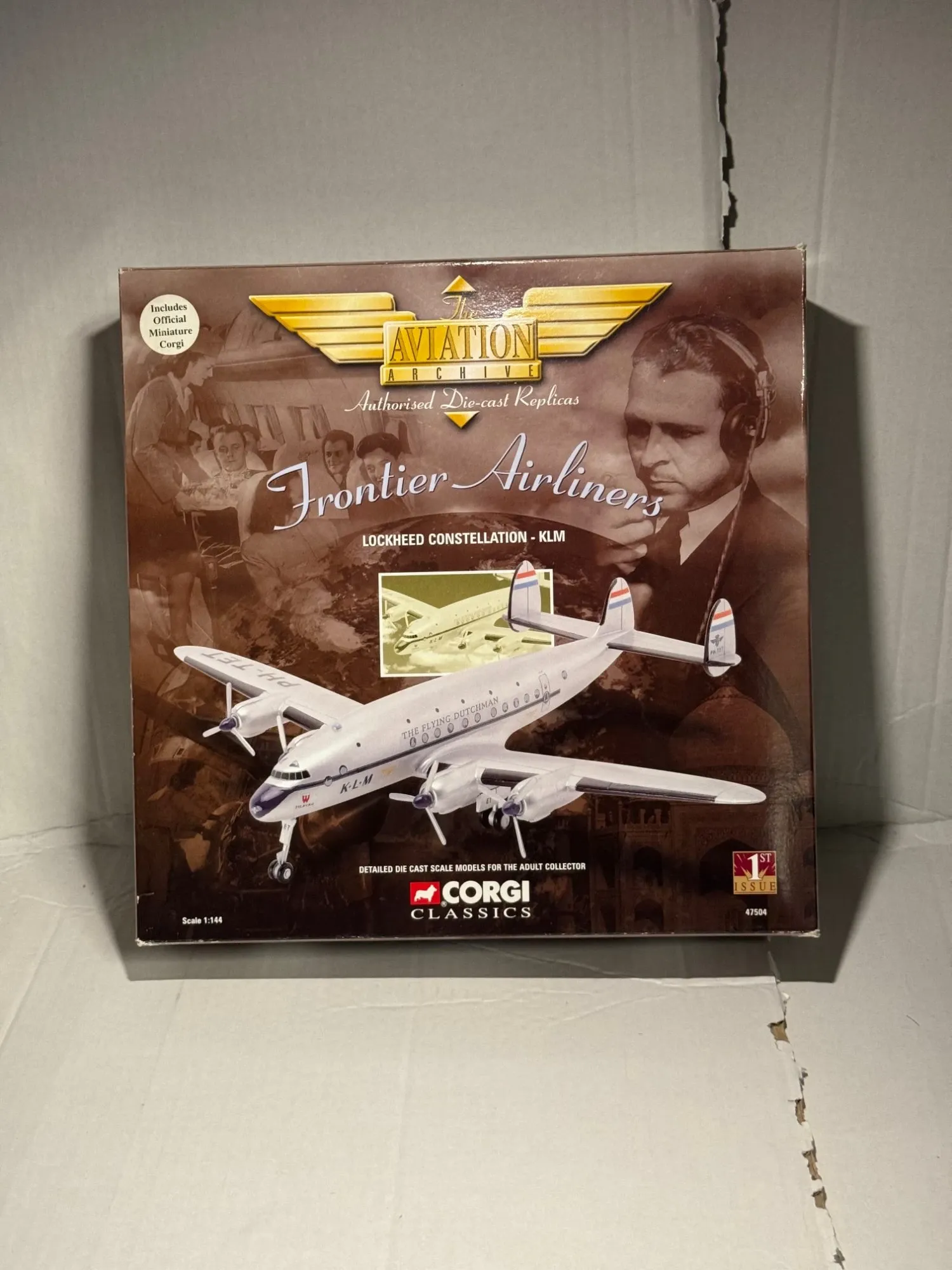 Corgi 1:144 Lockheed L-1049 Constellation Diecast KLM AA47504, photo 1