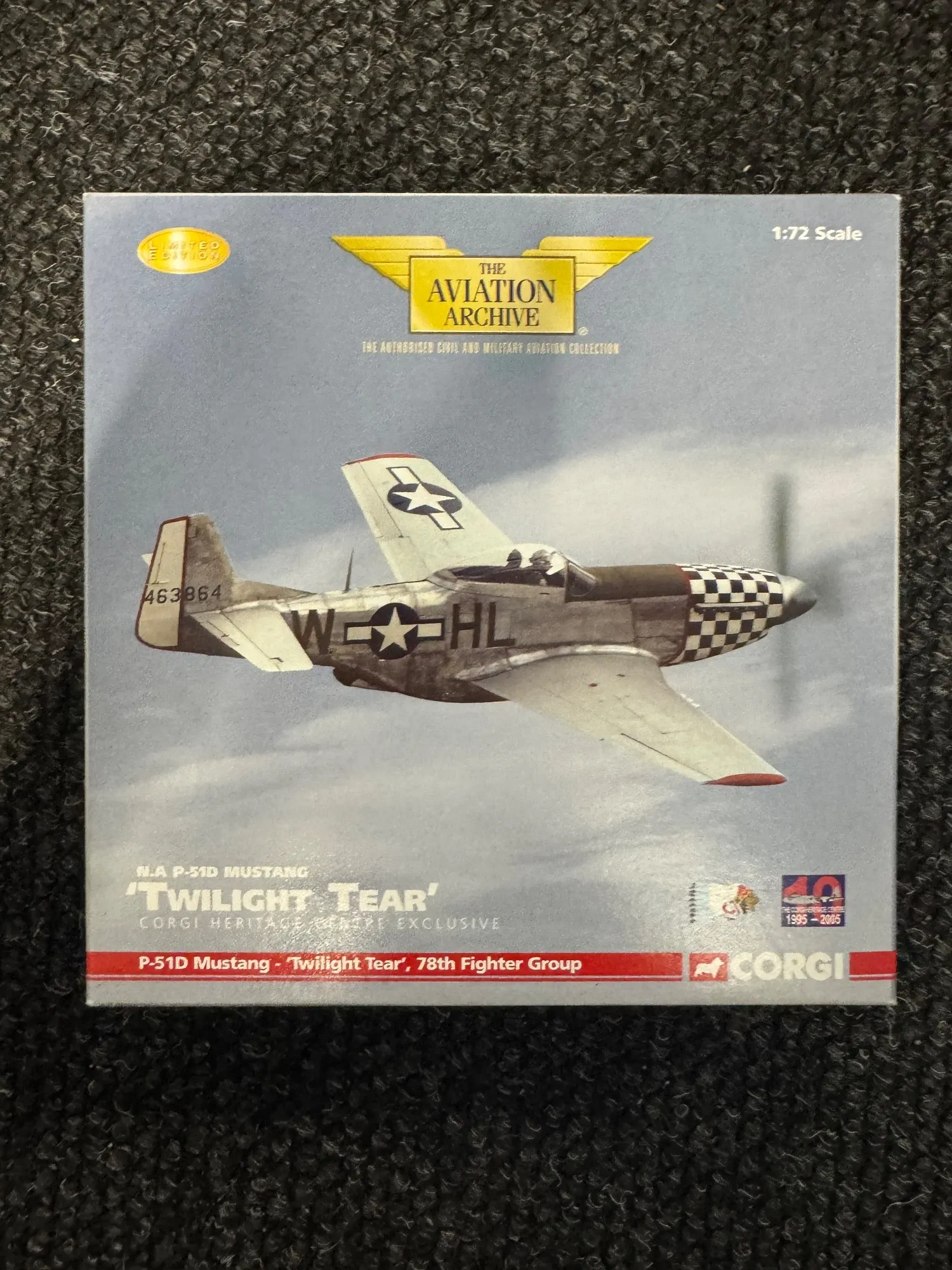 Corgi 1:72 P-51 Mustang Twilight Tear United States Air Force AA32220, photo 1