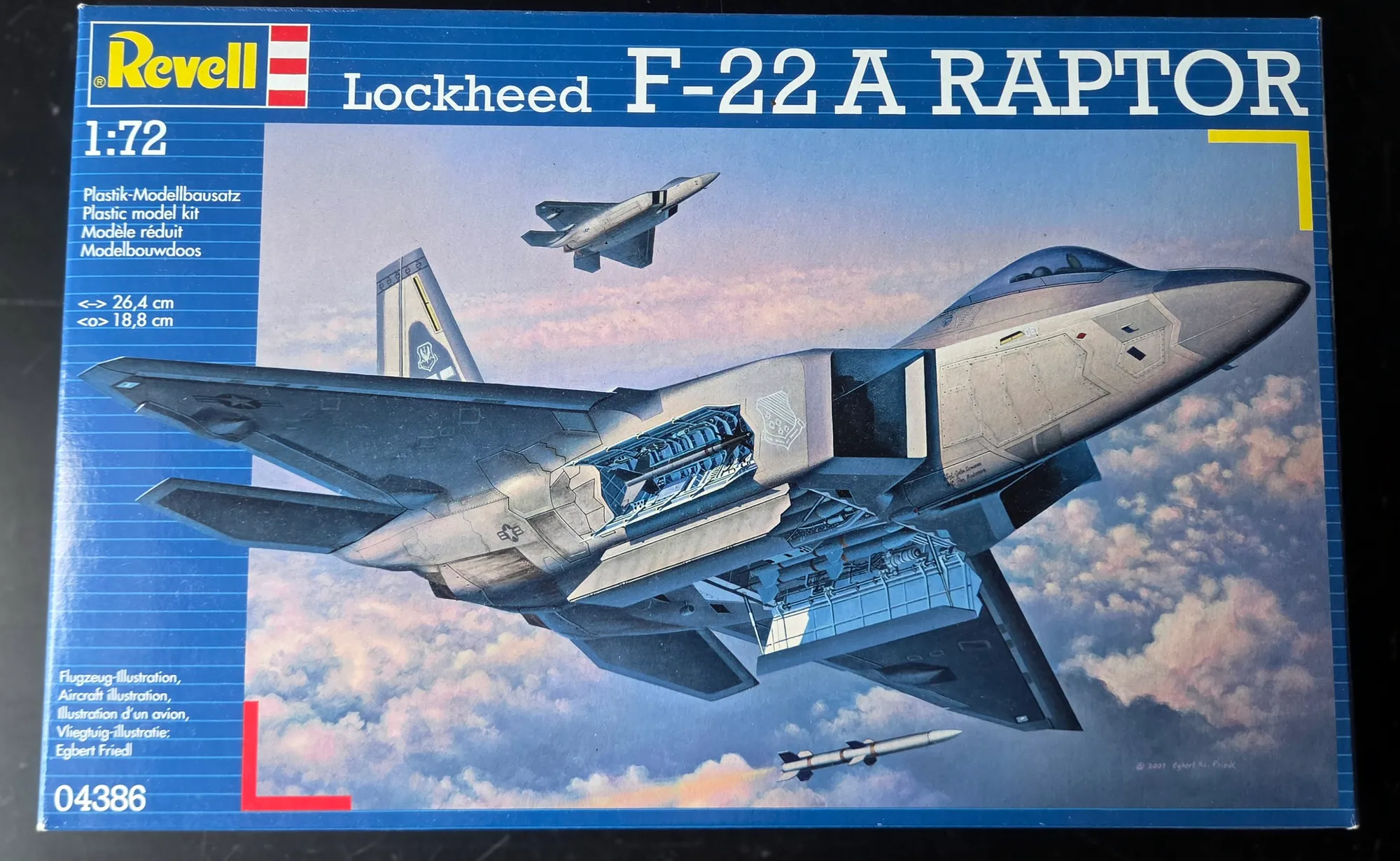 Revell F-22A Raptor Lockheed 1:72 B, photo 1