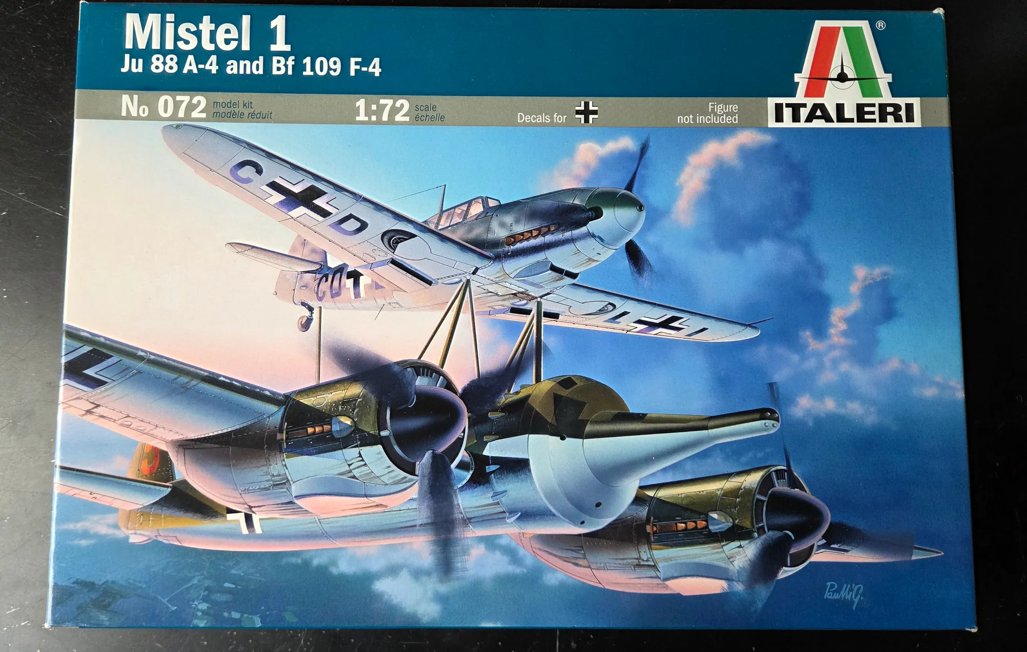 Italeri Mistel 1 Ju 88 A-4 and Bf 109 F-4 1:72, photo 1
