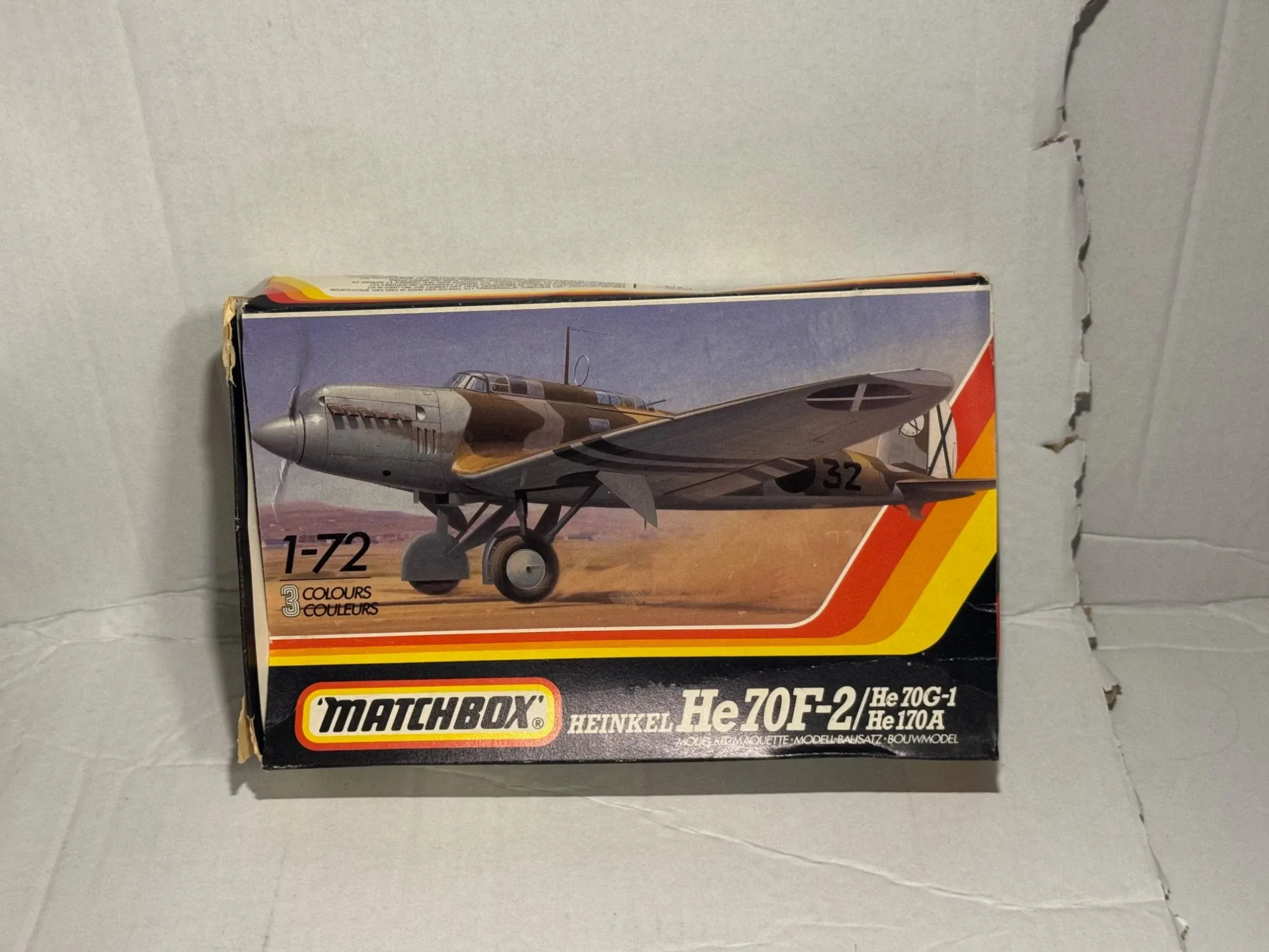 Matchbox 1:72 Heinkel He 70F-2 / He 70G-1 / He 170A Aircraft Model Kit, photo 1