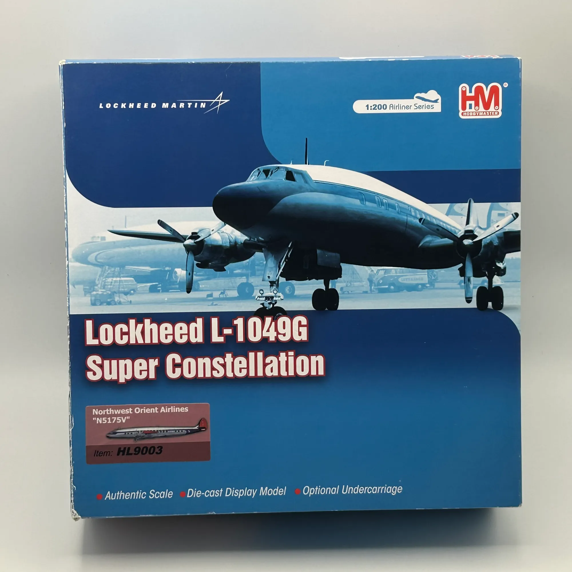 Hobby Master 1:200 Lockheed L-1049G Super Constellation Northwest Orient Airlines Diecast HL9003, photo 1