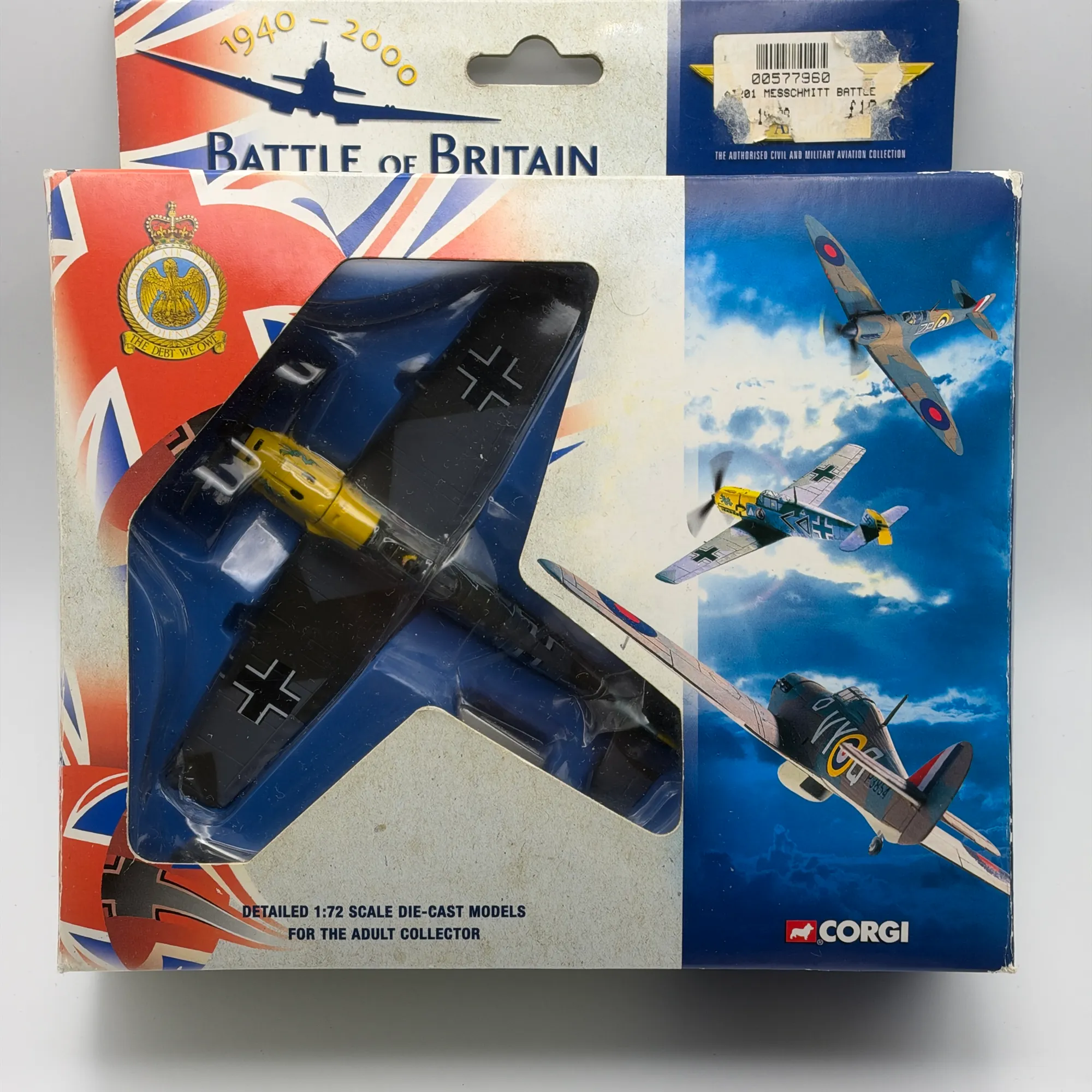 Corgi 1:72 Messerschmitt Bf 109E Diecast Luftwaffe JG 3 Udet 49201, photo 1