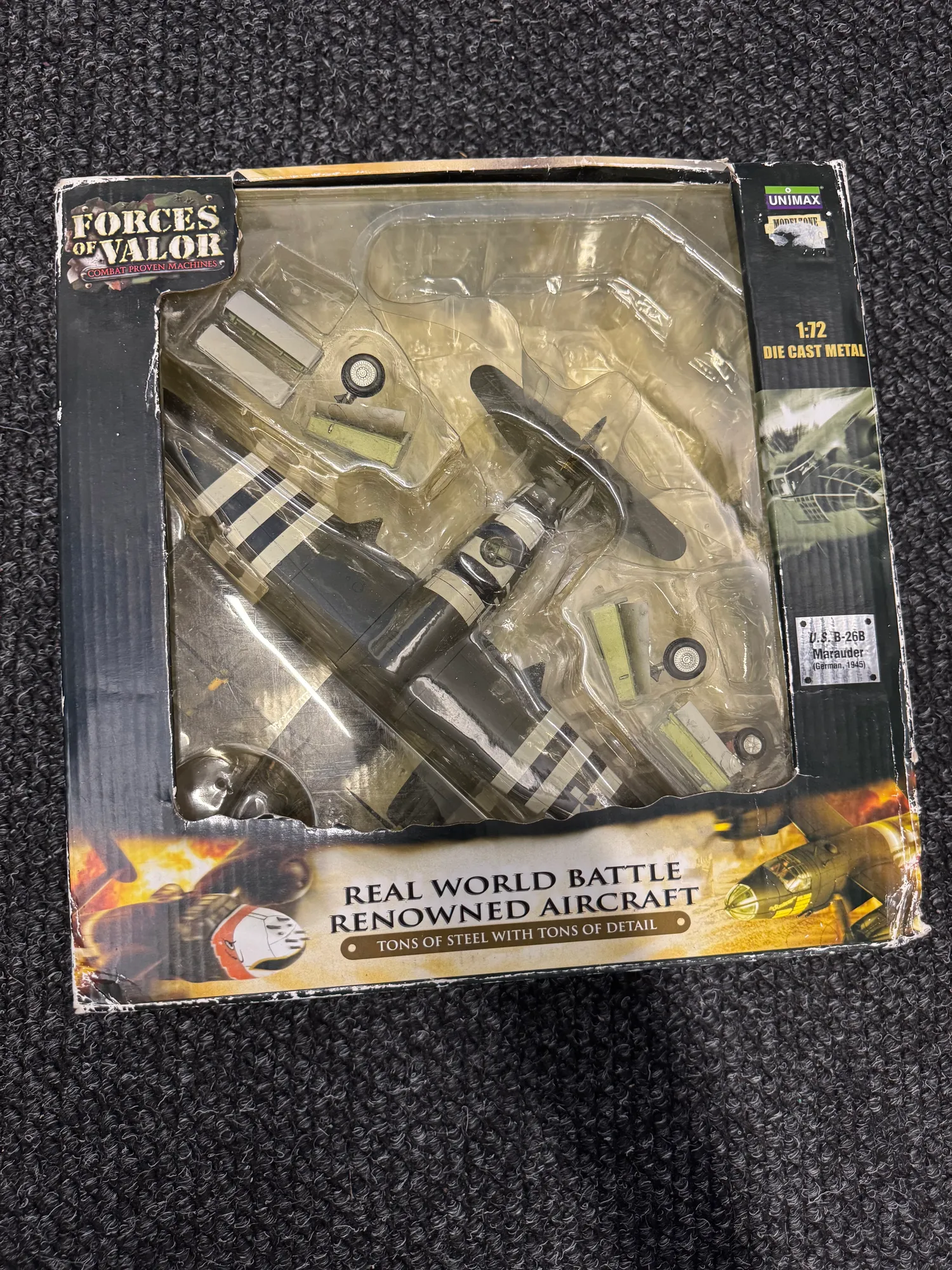 Forces of Valor 1:72 Martin B-26B Marauder Diecast USAAF UM-85046, photo 1
