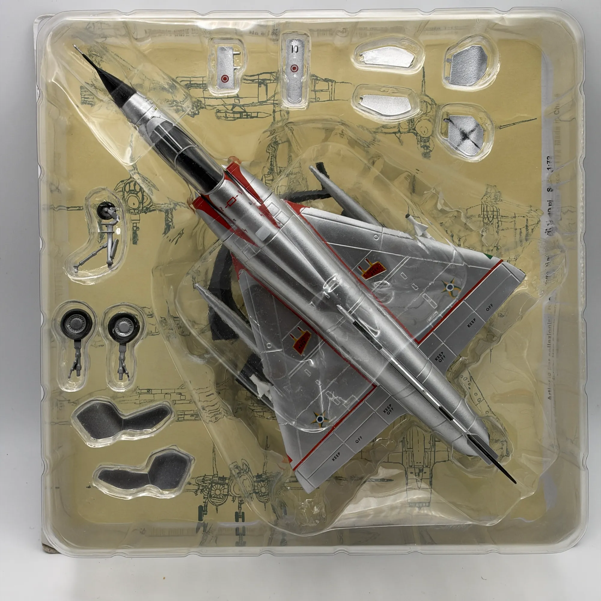 Altaya 1:72 Dassault Mirage IIIE BR Diecast Brazilian Air Force, photo 1