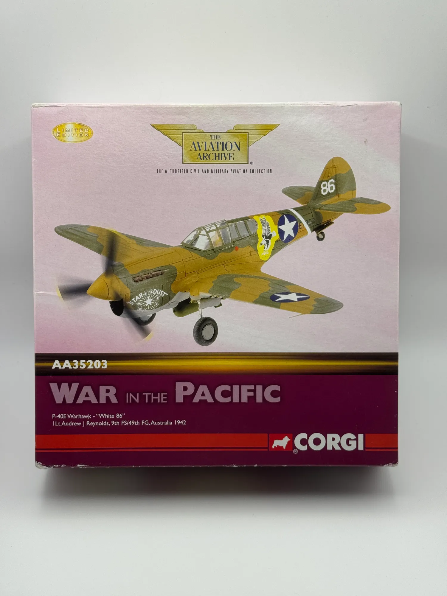 Corgi 1:72 Curtiss P-40E Warhawk Diecast United States Air Force AA35203, photo 1