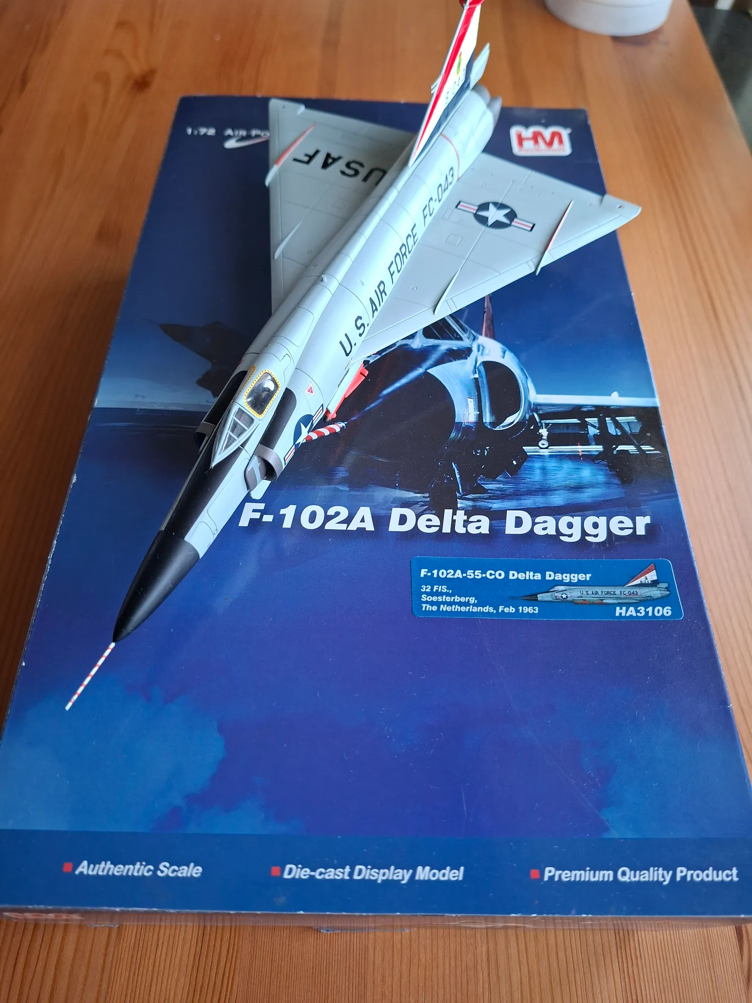 Hobby Master 1:72 Convair F-102A Delta Dagger Soesterberg United States Air Force HA3106, photo 1
