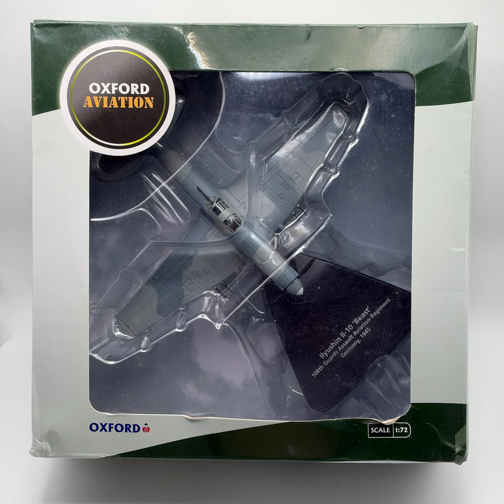 Oxford 1:72 Ilyushin Il-10 Beast Diecast Soviet Air Force 108th Guards Assault Regiment AC093, photo 1
