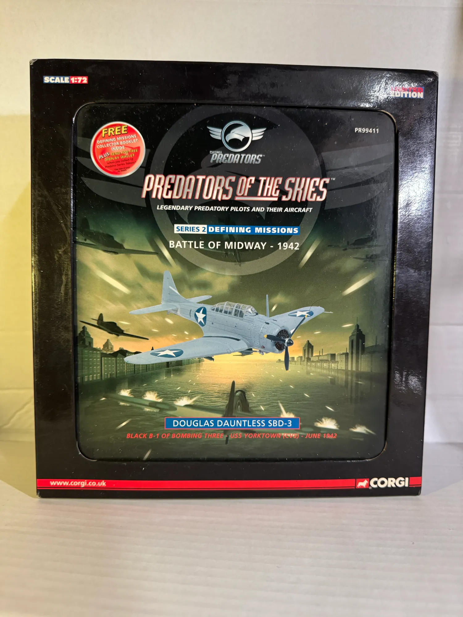 Corgi 1:72 Douglas SBD-3 Dauntless Diecast United States Navy PR99411, photo 1