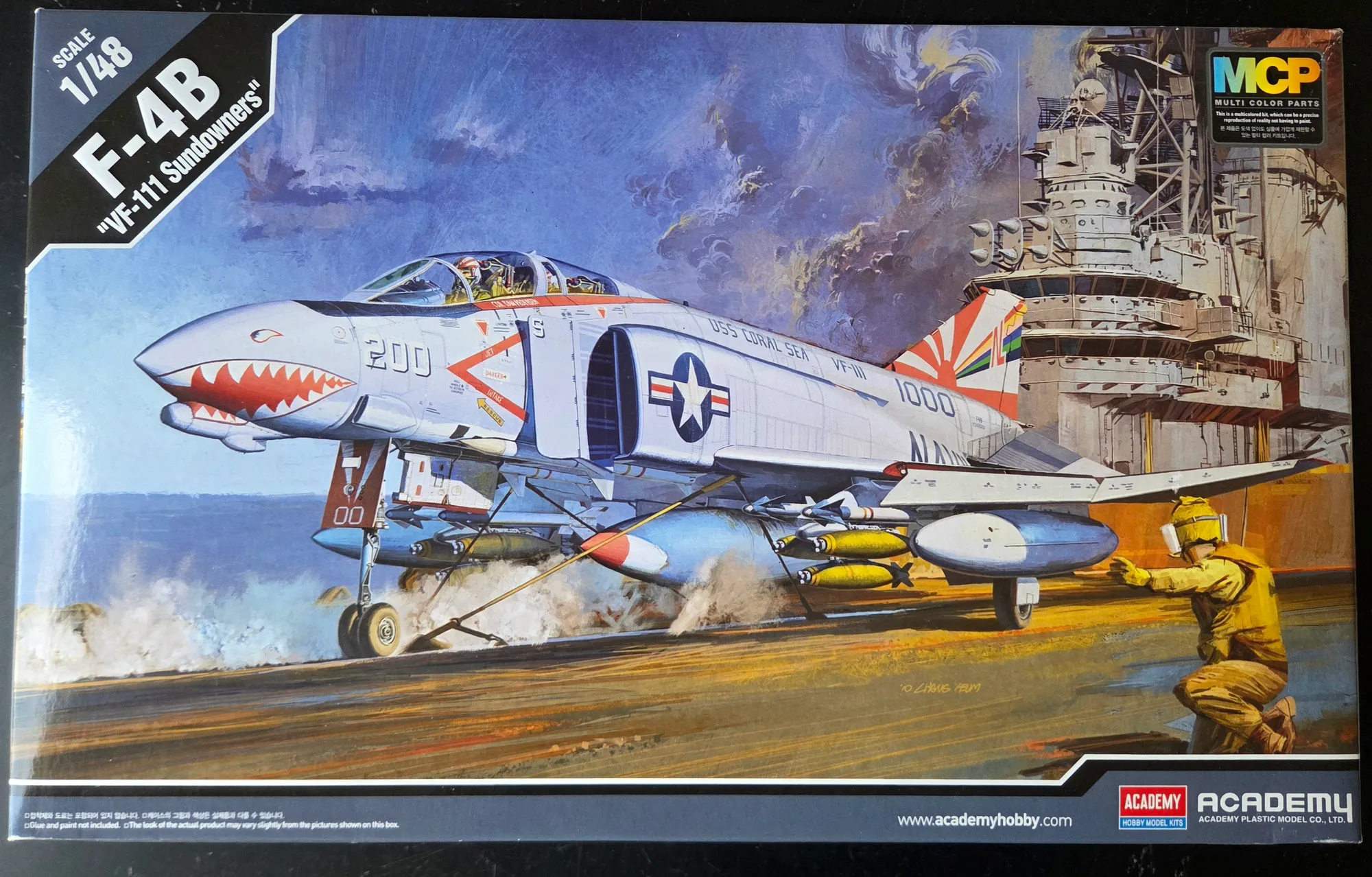 Academy USN F-4B "VF-111 Sundowners" 1:48, photo 1