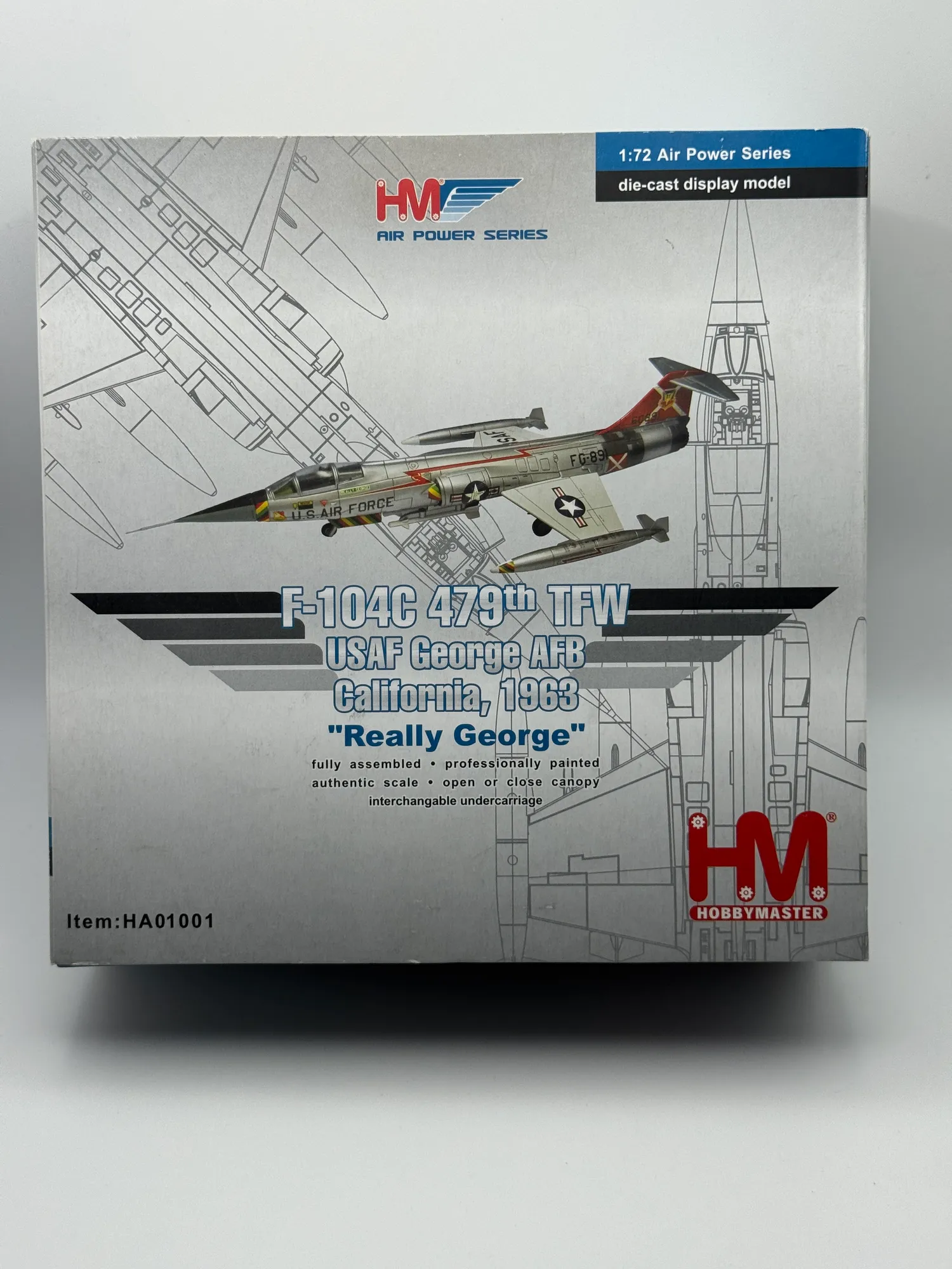 Hobby Master 1:72 F-104C Starfighter Diecast HA01001, photo 1
